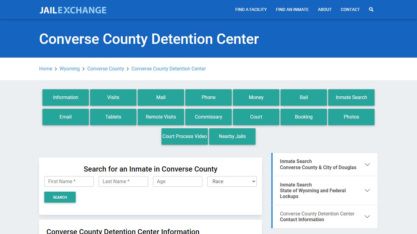 Converse County Detention Center - Jail Exchange